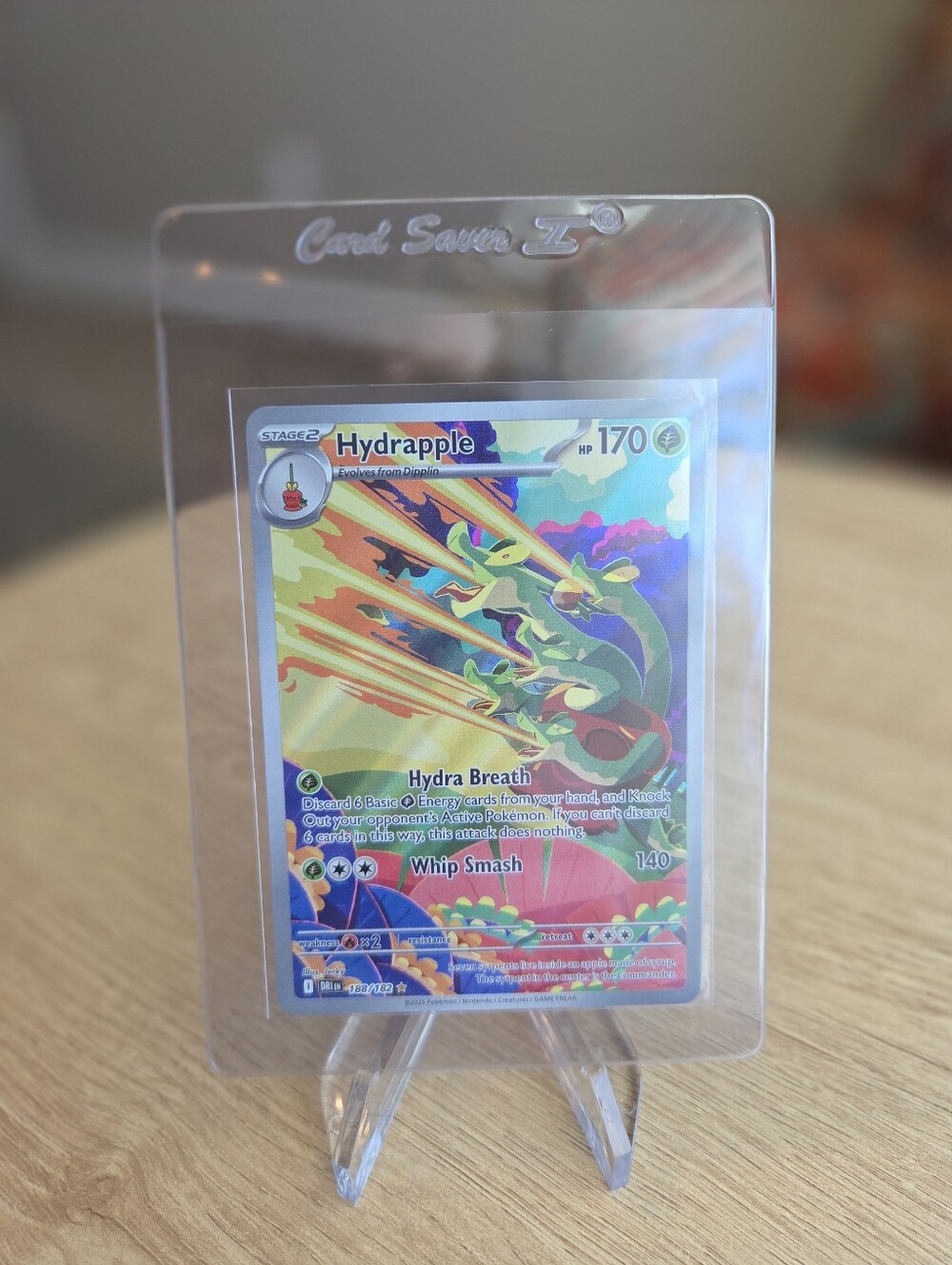 Pokemon Full Art Trading Card- Hydrapple- Destined Rivals Card Set